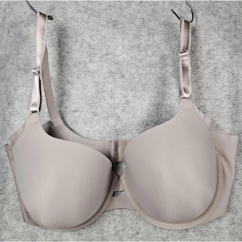 Warners No Side Effects Lightly Lined Underwire T-Shirt Bra Beige 01356 Size 36D